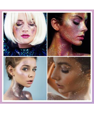  Bestauty Bestauty Glitter Body Gel 30ml glitter for face hair lips nails DIY long-lasting for festivals parties makeup (gold 30ml) - Buy Online on GoSupps.com