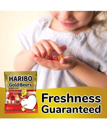 Haribo Gummy Candy  3 LB of 80 Mini Candy Bulk Pack For Kids or Adults  Delicious and Naturally Flavored Gummy Bears  Bulk Candy With Adorable Bear Shape  Ideal for Any Birthday Parties  Halloween Candy Etc. - Buy Online on GoSupps.com