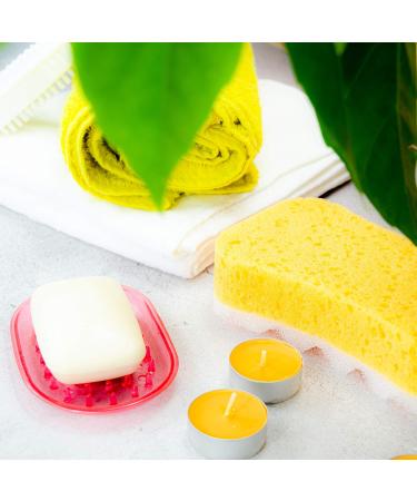 Set of 2 Bath and Massage Sponges Vibrant Blue Colors | International Shipping Available - Buy Online on GoSupps.com