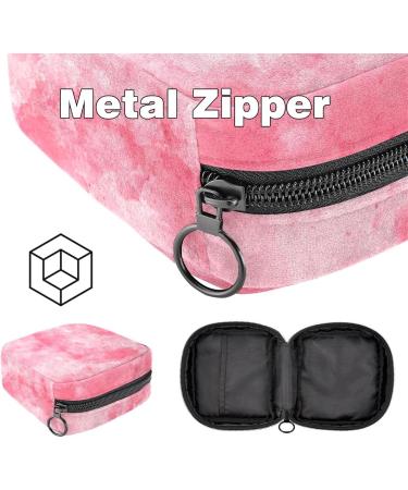 Menstruation Pad Bag with Zipper | Women's Napkin & Tampons Bag | Watercolor Design | Color 9 | Stylish & Functional Collective Bag for Girls - Buy Online on GoSupps.com