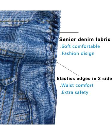 JoyDaog Jean Belly Band for Small Dogs - Reusable Dog Belly Bands Size S - 3 Pack - Buy Online on GoSupps.com
