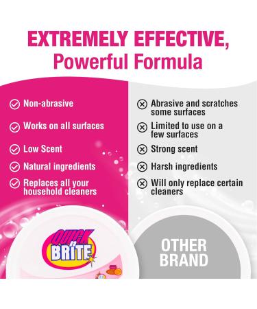 Quick N Brite All Purpose Cleaning Paste - True All Purpose Cleaner 30 oz - Concentrated & Eco-Friendly for International Shipping - Buy Online on GoSupps.com