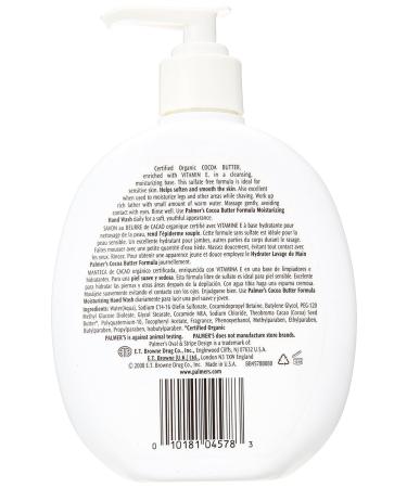 Palmer's Cocoa Butter Moisturizing Hand Wash - 8.5 Ounce | Nourishing & Hydrating | International Shipping Available - Buy Online on GoSupps.com