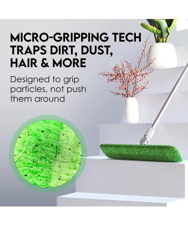 Microfiber Mop Pads 4 Pack - Reusable Washable Cloth Replacement Heads - Fits Bona, Bruce, Rubbermaid, Libman + More - 18 Inch - Wet, Dry, Dust, Spray - Velcro Attachment - Best Thick Cleaning Refill - Buy Online on GoSupps.com