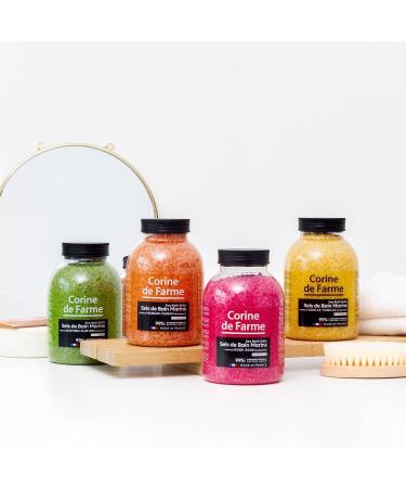 Corine de Farme - Sels de Bain Harmony Mangue - Sels Marins Aromatis s la Mangue - Dissolution Rapide Vertus Apaisantes et Relaxantes - Pour Salle de Bain ou Spa - Grand Bocal 1.3kg (Lot de 2) Mangue 1.3 kg (Lot de 2) - Buy Online on GoSupps.com