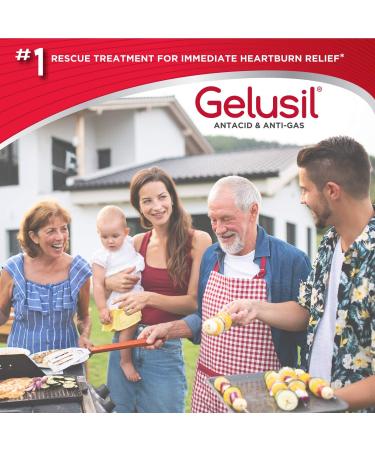 Gelusil 100ct Cool Mint Tablets for Heartburn, Acid Reflux & Gas Relief - Buy Online on GoSupps.com