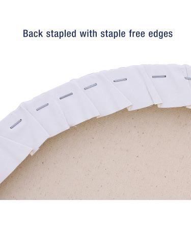 U.S. Art Supply 24 Round Stretched Canvas 2-Pack - 12oz Primed Gesso, Professional Quality, Acid-Free - Buy Online on GoSupps.com