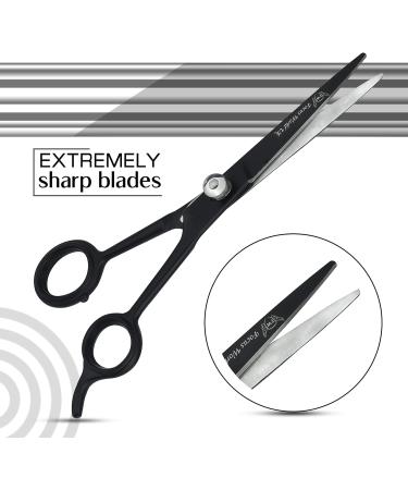 Focus World Uk FocusWorld Professional Hairdressing Scissors 6.5 Inch Black 1 count 1 Count (Pack of 1) Black - Buy Online on GoSupps.com