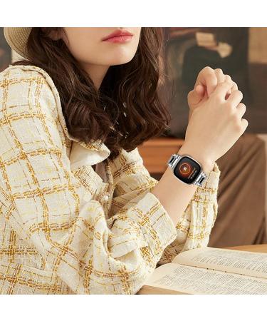 Bryce Bracelet for Fitbit Sense 2 & Versa 4 | Stainless Steel-Strass Resin Replacement Bands - Buy Online on GoSupps.com