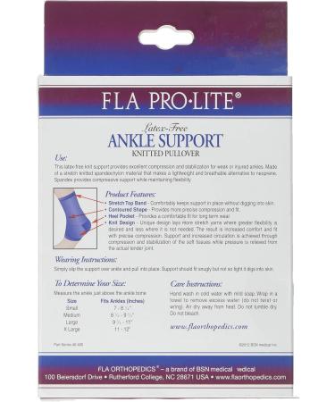 FLA Orthopedics Prolite Pull Over Knit Ankle Support - Beige Large | Ideal for Men (9.5) & Women (4-11) | International Shipping Available - Buy Online on GoSupps.com