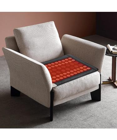 Infrared Heating Cushion with Natural Jade & Tourmaline - Smart Controller for Pain Relief | Warming Cushions for Muscles Joints & Arthritis (23.5'' x 16'') - Buy Online on GoSupps.com