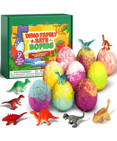 Dinosaur Toys Gifts for Kids Boys:Sanyi Bath Bombs for Kids with Dragon Toys Inside Bubble Bath Advent Calendar 2024 Boys Christmas Stocking Stuffers for Kids Girls Dinosaur Bath Bombs