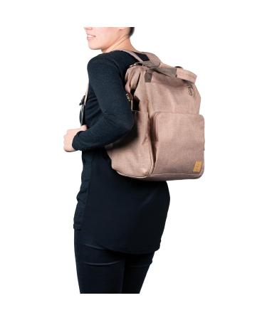 L SSIG Baby Changing Backpack | Sustainable Goldie Changing Bag with Accessories - Stylish & Eco-Friendly Rose Design - Buy Online on GoSupps.com