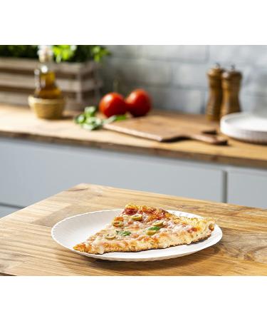 300 Pack 9 Inch Disposable White Paper Plates - Uncoated, Large 300 Count - Buy Online on GoSupps.com