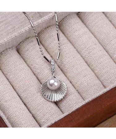 Oralgo's Shell Trailer Choker Necklace for Women | Stylish Art Pearl Accessory | Fashionable Collar Necklace - Buy Online on GoSupps.com