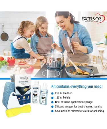 Excelsior HE Ceramic & Glass Cooktop Kit - 12.5 Ounce | Premium Quality for International Shipping - Buy Online on GoSupps.com