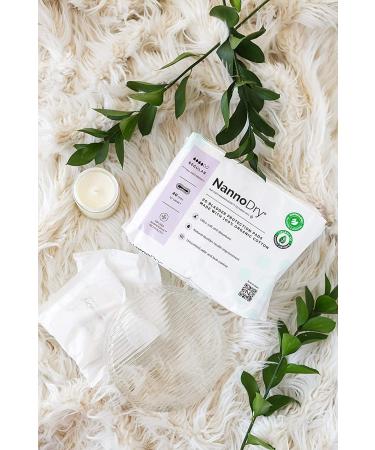 NannoDry Organic Cotton Incontinence Pads - Bladder Leak Protection for Women and Men - Nannocare Regular (20 Count) - Buy Online on GoSupps.com