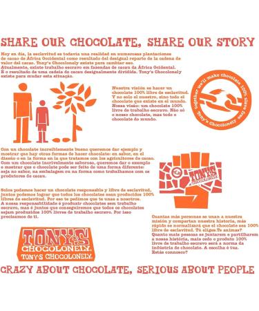  Tony's Chocolonely Tony's Chocolonely Milk chocolate caramel and sea salt 180 g - Buy Online on GoSupps.com