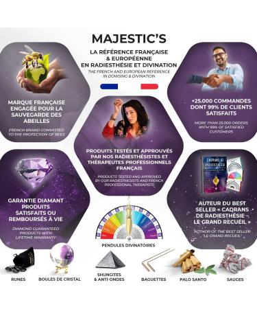 Majestic's Thoth Wands & Egyptian Divination Pendulum - Professional SeekPack for Tarot & Spiritual Healing - Buy Online on GoSupps.com