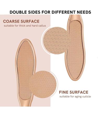 Nano Glass Foot File - Double Sided Callus Remover | Washable Foot Rasp for Wet & Dry Use - Ideal Foot Scrubber in Silver & Gold - Buy Online on GoSupps.com