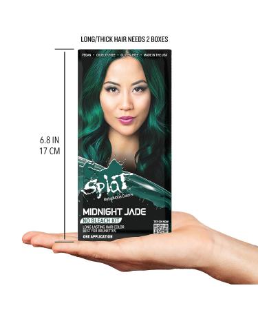 Splat Rebellious Colors 30 Wash Hair Color Kit Midnight Jade 6 Oz - Buy Online on GoSupps.com