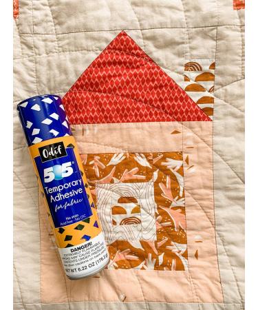 Odif 505 Spray and Fix Fabric Adhesive 6.22oz - Embroidery & Quilting Basting Glue | Includes 25 Sewing Fabric Clips - Buy Online on GoSupps.com
