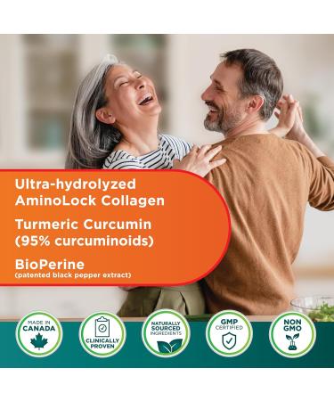 Genacol Turmeric Capsules with Curcumin Black Pepper Bioperine and Patented Collagen Peptides | Helps Reduce Joint Pain and Inflammation | Antioxidant Support | GENACOL Anti-Inflammatory 180 Capsules 180 count (Pack of 1) - Buy Online on GoSupps.com