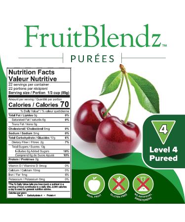 FruitBlendz Pureed Food for Dysphagia Adults - Fruit Cocktail | IDDSI Level 4 - Buy Online on GoSupps.com