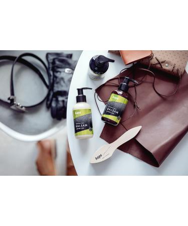 Kaps Conditioning Leather Balm with Beeswax and Natural Oils - Leather Care for Shoes, Bags, Accessories - Balsam Black - Buy Online on GoSupps.com
