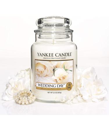 Yankee Candle Wedding Day - Large Scented Candle in Glass | Up to 150 Hours Burn Time - Buy Online on GoSupps.com