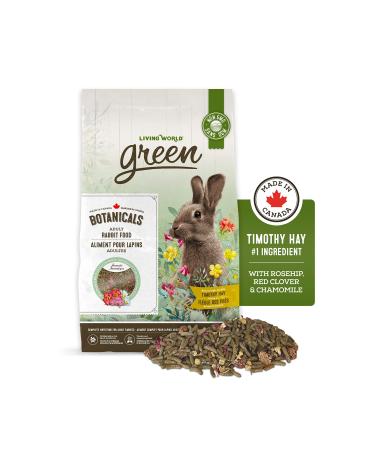 Living World Green Botanicals Adult Rabbit Food 1.36 kg (3 lb)