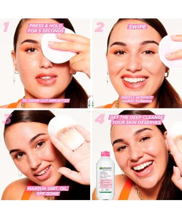 Garnier SkinActive Micellar Cleasing Water All-in-1 23.7 oz. - Buy Online on GoSupps.com