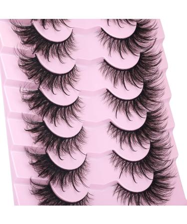 Fox Eye Lashes Wispy Faux Mink Lashes Fluffy Fairy Cat Eye Lashes That Look Like Extensions Spiky Fake Eyelashes Natural Look - Buy Online on GoSupps.com