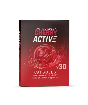 Active Edge CherryActive Capsules (100% pure Montmorency cherry powder capsules) - 30 caps
