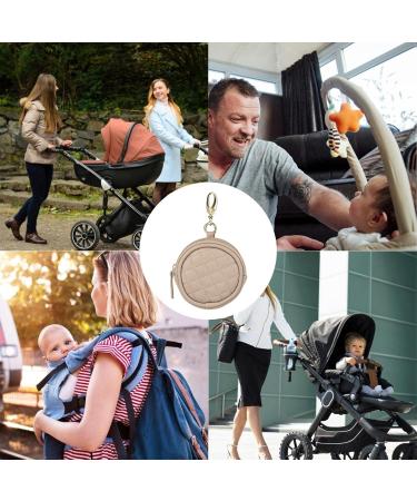 Eteslot Baby Silicon Pacifier Holder Case - Nipple Bag Cover with Carabiner for Strollers - Perfect for Outdoor Use - Buy Online on GoSupps.com