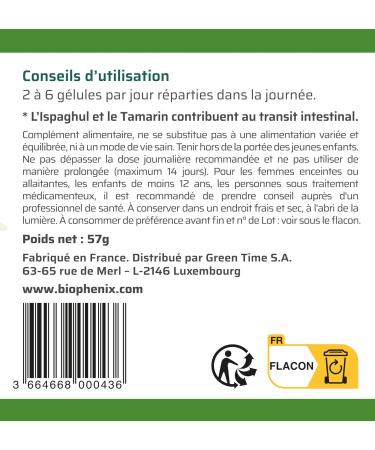 Transit 120 G lules - Compl ment Alimentaire 100% Naturel Base de V g taux - Casse Muette Enzymes de Papaye Ferment e et Ispaghul - Facilite le Transit - Buy Online on GoSupps.com