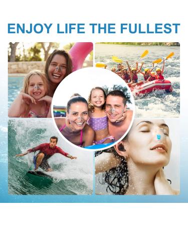 Hurdilen Swimming Nose Clip - Waterproof Silicone, 14 Pack Multicolor Set for Kids (Age 7+) and Adults - Buy Online on GoSupps.com