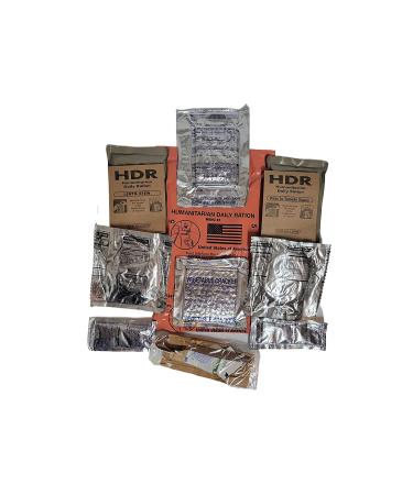 HUMANITARIAN DAILY RATION MRE - Random Menu | New Inspection Date 2/2022 | Made in USA by Sopacko | Authentic USGI Rations - Buy Online on GoSupps.com