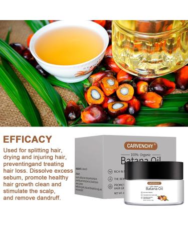 Batana Oil for Hair Growth 100% Pure Organic Raw Batana Oil as Hair Mask Scalp and Hair Oil Repairs Damaged Hair & Skin Nourishes Thin Hair Scalp Skin Reduces Hair Loss 120g/4.2oz Miracle Hair Oil - Buy Online on GoSupps.com