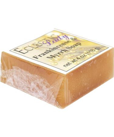 Buy Frankincense and Myrrh Glycerin Soap - Eclectic Lady 4 oz Bar | Premium Natural Soap for Glowing Skin - Buy Online on GoSupps.com