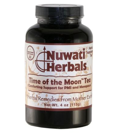 Nuwati Herbals Time of the Moon Herbal Tea Blend - Support for PMS and Menopause Symptoms 4 ounces