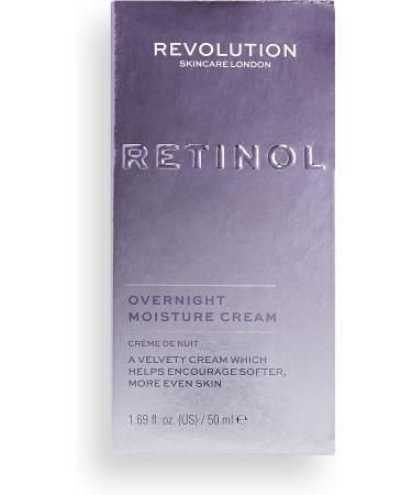 Revolution Skincare London Retinol Overnight Face Cream - 50ml, Vegan & Cruelty-Free - Buy Online on GoSupps.com