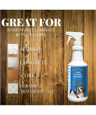Stink Free Hardfloor Pet Stain & Odor Remover 32 FL. oz - Effortlessly Eliminate Pet Messes | International Shipping Available - Buy Online on GoSupps.com