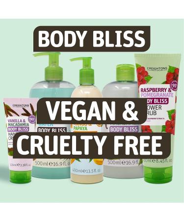 Creightons Body Bliss Raspberry and Pomegranate Bath and Shower Gel - 500ml | Cruelty-Free & Vegan | 90% Natural Ingredients - Buy Online on GoSupps.com
