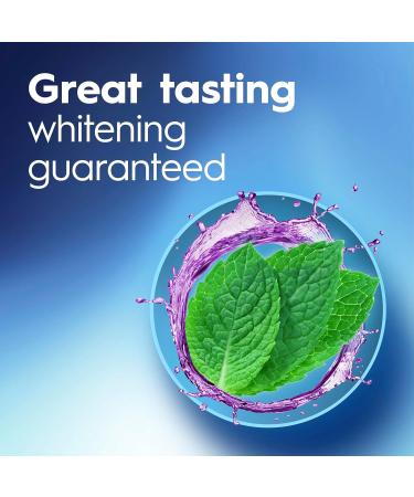 Crest Mouthwash/Mouth Rinse 3D White Brilliance Whitening Alcohol Free Clean Mint 2x1L (33.8 fl oz) - Buy Online on GoSupps.com