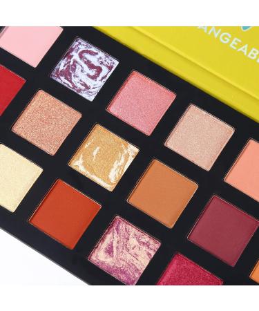 Declining City 18Color Matte Pearl Light Shimmer Eyeshadow Waterproof Smoky Makeup Palette - Buy Online on GoSupps.com