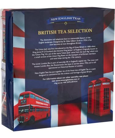 New English Teas British Mini Tin Tea Selection 140g - Exquisite British Tea Assortment - Buy Online on GoSupps.com