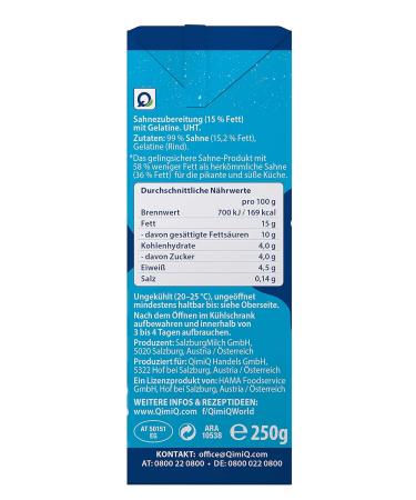 QimiQ Classic Natural Cream - 3x250g | Premium Dairy-Free Alternative for International Shipping - Buy Online on GoSupps.com