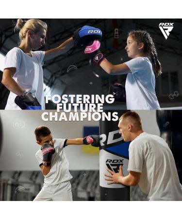 RDX Children s Boxing Gloves 6oz & 4oz - Junior Training & Muay Thai Sparring | Maya Hide Leather Ventilated Palm Perfect for MMA & Kickboxing Kids Play Gear - Buy Now! - Buy Online on GoSupps.com