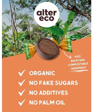 Alter Eco Organic Dark Chocolate Truffles - Salted Caramel, 60 Pieces, 0.42 oz Each - Buy Online on GoSupps.com